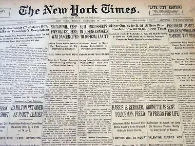 1936 December 18 New York Times - D. M. Milton Wins Control Of Trust - Nt 6700 • $45