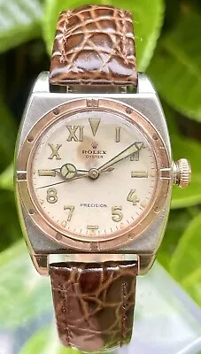 Rolex Oyster Precision Gents 1944 Ref 3359 Rare California Dial WW2 Era Serviced • £2950