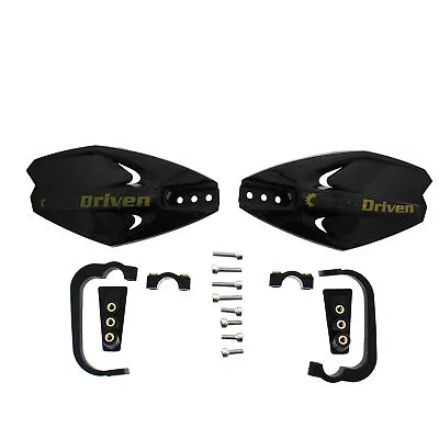 Race-Driven Universal Motocross MX ATV Hand Guards Guard Handguards -Black • $30.95