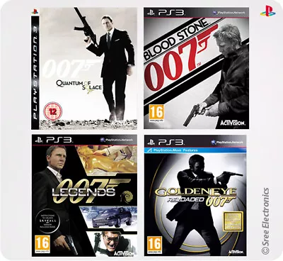 James Bond: Goldeneye Reloaded/007 Legends/Blood Stone/PS3 Games *Multi List* • £8.99