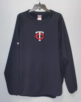 NEW Minnesota Twins Therma Base Training L/S Jacket Sweatshirt Men 2XL NWOT • $34.99