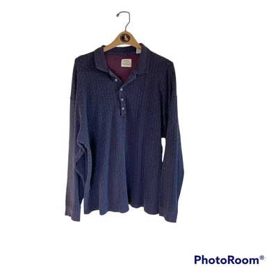 $10 • Buy BD Baggies Men's XL Long Sleeve Soft Cotton Blue With Pattern Shirt