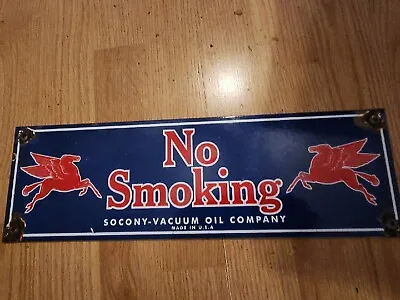 $24 • Buy No Smoking Scony Vacuum Oil Company USA