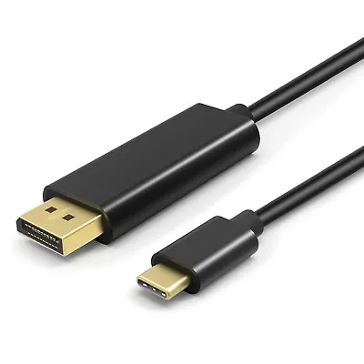 USB C To HDMI Cable 1.8M 4K For TV Adapter Phone IPhone 15 Tablet Laptop • £5.99