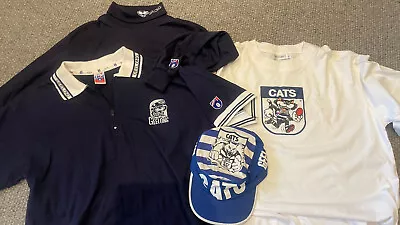 Vintage 80s/90s Geelong Cats Merchandise Pack LIKE NEW - Tee Hat Polo L/S • $299