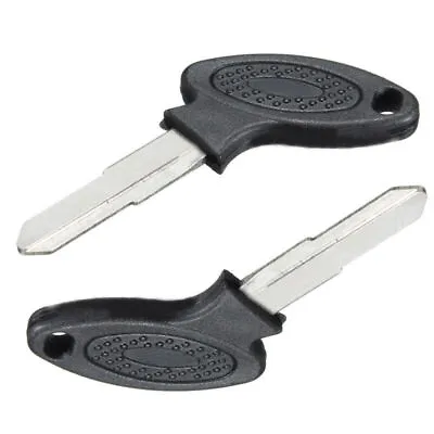 2x Motorcycle Uncut Blade Key Blank For Mopeds Chinese Scooters Bike GY6 150cc • $2.48