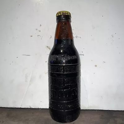 Full 12 Oz. Embossed Dads Root Beer Soda Bottle No Refill Bottle • $11.99