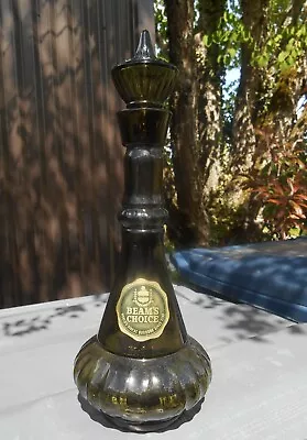 Jim Beam Vintage Decanter I Dream Of Jeannie Bottle Smoked Green Genie Bottle  • $50