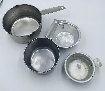 Vintage Aluminum Measuring Cup Lot Foley Farmhouse • $29.99