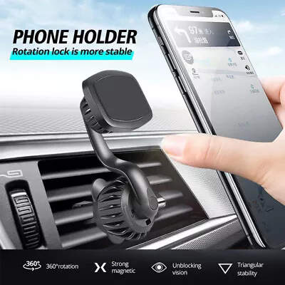 Universal Air Vent Car Mobile Phone Holder Magnetic For IPhone 14 13 12 &Samsung • $15.99