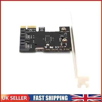 Pci-e To SATA 3.0 Internal 6Gbps Ports Disk Expansion Card • £10.59