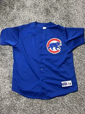 Vintage 90s Majestic MLB Chicago Cubs Sammy Sosa 21  Jersey Mens XL Sewn • $35