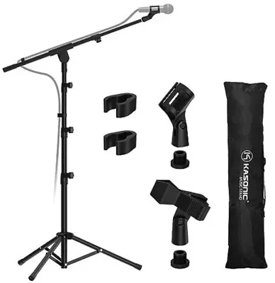 Kasonic Microphone Stand Heavy Duty Adjustable Collapsible Tripod Boom Mic Stan • $34.99