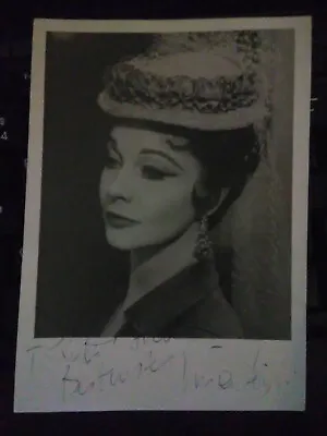 Vivien Leigh Signed Inscribed Photo SASIGNED COA • $659.99