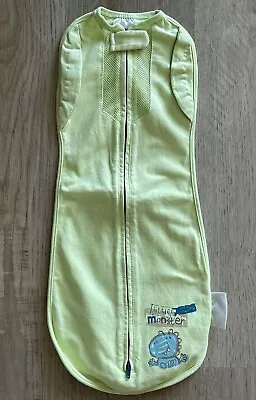 $19.99 • Buy Convertible Woombie Baby Sleep Sack Green Little Monster Newborn 5-13 Lb Swaddle