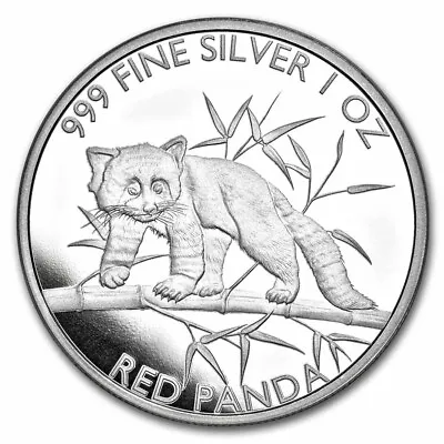 2023 Republic Of Chad 1 Oz Silver Red Panda BU • $36.58