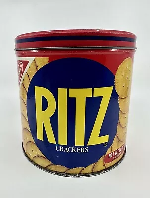 1982 Vintage Nabisco Ritz Crackers Tin Classic 12oz Minimal Corrosion NICE!! • $12