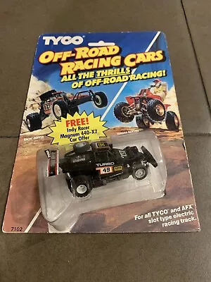 7102 Tyco Off Road Turbo Black Hopper #49 SLOT CAR New Sealed • $0.99