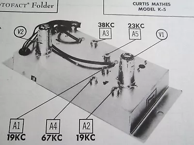 Curtis Mathes K-5 Fm Stereo Multiplex Adapter Photofact • $7.50