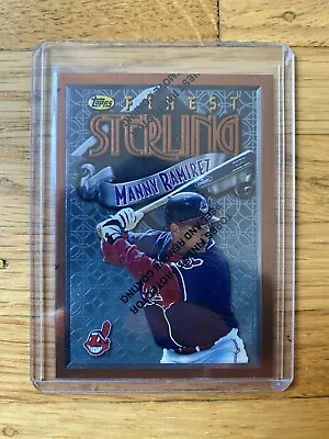 1996 Topps Finest Sterling Bronze W/ COAT Manny Ramirez Indians • $0.99