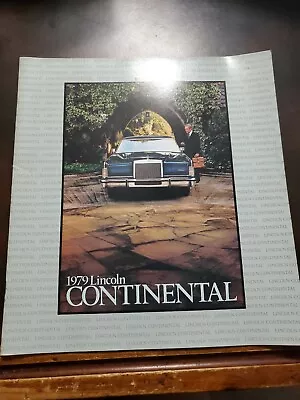 Vintage 1979 Ford Lincoln Continental Dealership Dealership Booklet • $9.99