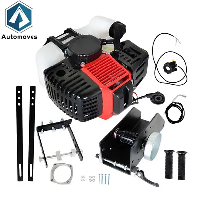 For 43cc 2Stroke Bike Gas Motorized Engine Bicycle Rear Friction Gasoline Engine • $124.51