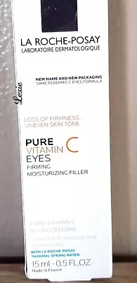 La Roche-Posay Vitamin C Eyes Firming Moisturizing Filler Full Sz 15ml New Box  • $27.71