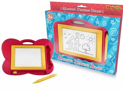 Magnetic Drawing Board - Graffiti Board Doodle Board Sketch Pen Writer Erasable  • £3.99