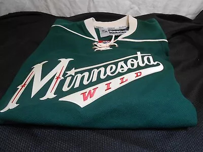 Authentic Minnesota Wild Jersey Reebok Authentic Men's Size Small • $8.99