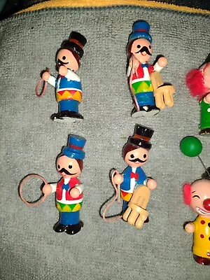 Vintage Wooden Circus Figures • $95