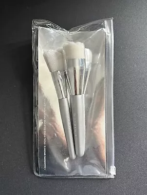 COSMEDIX Skincare Cleansing Brush & Dual-Sided Silicone Mask Applicator Set 2pcs • $7.95