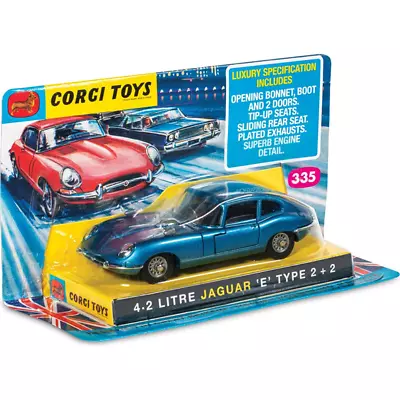 Corgi 33501rt 1/43 Jaguar E Type Sports Car Mint • £21.99