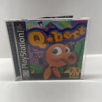 Qbert (Sony PlayStation 1 1999) Black Label Complete • $12.99