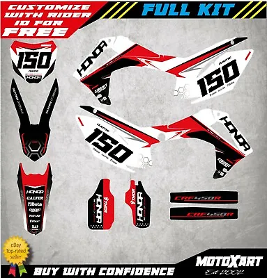 Honda CRF 450 2013 2014 2015 2016 Full Custom Graphics EXACT Style Sticker Kit • $249.90