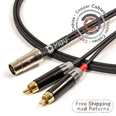 NAIM QUAD B&O Aux Input Cable. 5 Pin Din To Dual Phono RCA Cinche. PLAY • £19.78