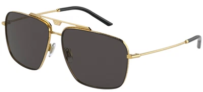 $246.40 • Buy Dolce & Gabbana SLIM DG 2264 Gold/Grey 61/14/145 Men Sunglasses