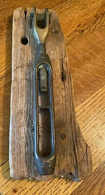 Old Wilcox Crittenden WC Bronze Turnbuckle Mounted On Driftwood • $27.50