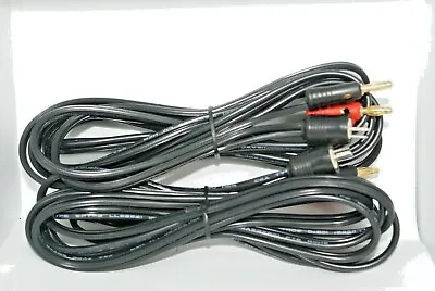 $38.99 • Buy  Bang  Olufsen Type Speaker Cables 2Pin DIN Male To Gold Banana Plug 10ft Pair  