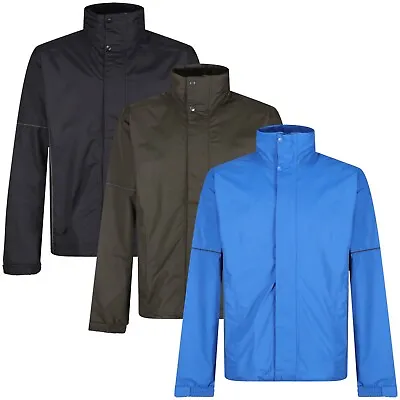 New Mens Jackets Hooded Zip Up Raincoat Waterproof Windproof Outdoor Work Coats • $16.41