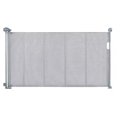 VEVOR Retractable Baby Gate Mesh Baby Gate 34.2  Tall Extend To 60  Wide Gray • $55.99