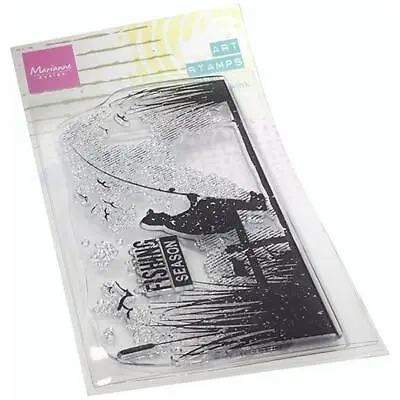 Marianne Design Clear Art Stamps - Fishing MM1646 • £6.29