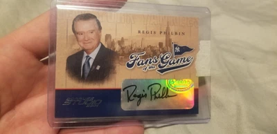 $49.99 • Buy 2004 Donruss Fans Of The Game Regis Philbin Autographed Yankees 