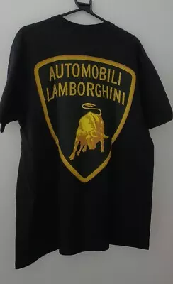 SS20 Supreme Automobili Lamborghini Tee Size M Medium Black T-shirt Bull • £135