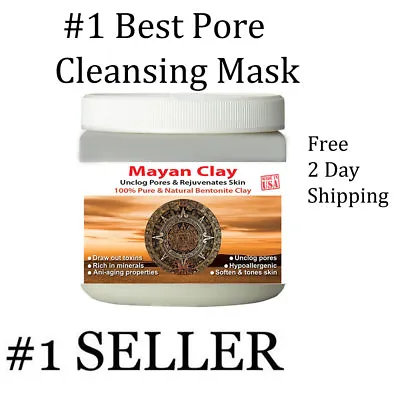 MAYAN'S INDIAN HEALING CLAY Deep Pore Cleansing Beauty Facial Mask- 1Lbs • $23.97