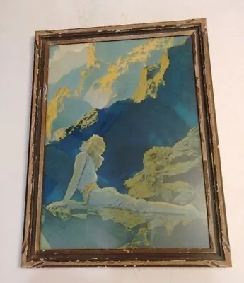 Maxfield Parrish Antique Lithograph By Reinthal & Newman Original Art Deco Print • $113.10