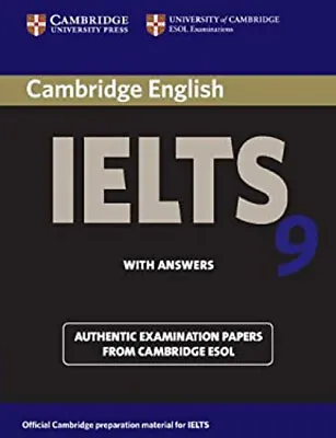 Cambridge Ielts 9 Student's Book With Answers Paperback Cambridge • £14.41