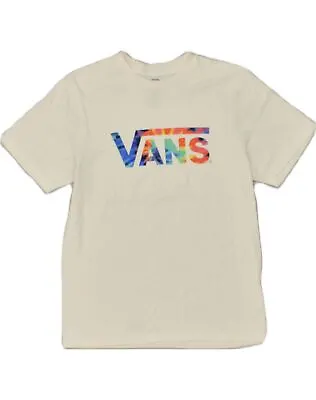 £11.95 • Buy VANS Womens Graphic T-Shirt Top UK 14 Large White Cotton AB92