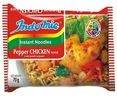 Indomie Instant Noodles Chicken Pepper 70g Box Of 40(Nigerian) • £18.99