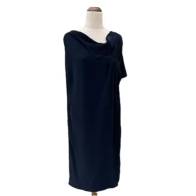 Vionnet Black Sheath Cocktail Dress Size 42 AU 12-14 • $80.42