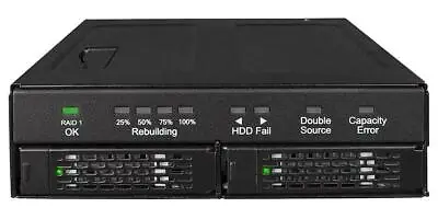 Tougharmor Raid Dual 2.5  Sata Ssd/Hdd Drive Mobile Rack Enclosure For 5.25  Bay • £289.69